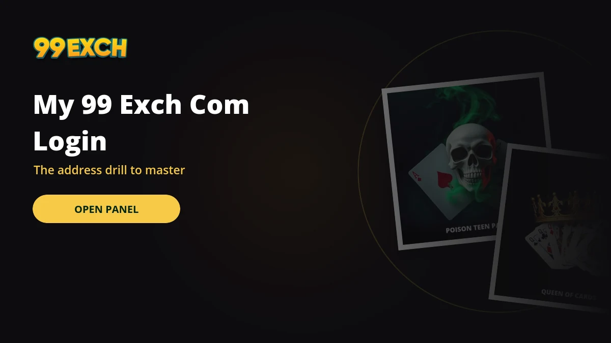 My 99 exch com login banner with baccarat and roulette game tiles