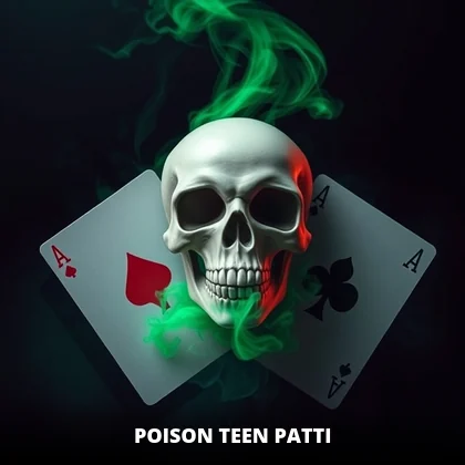 Poison Teen Patti live game on the 99exch casino floor