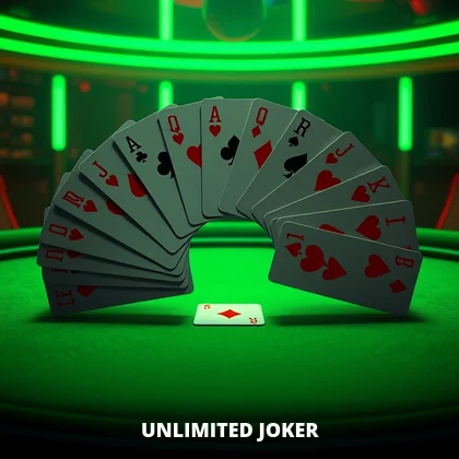 Unlimited Joker live game on the 99exch casino floor